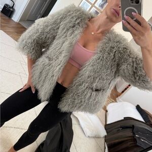 Pinko Sheep fur Teddy Jacket